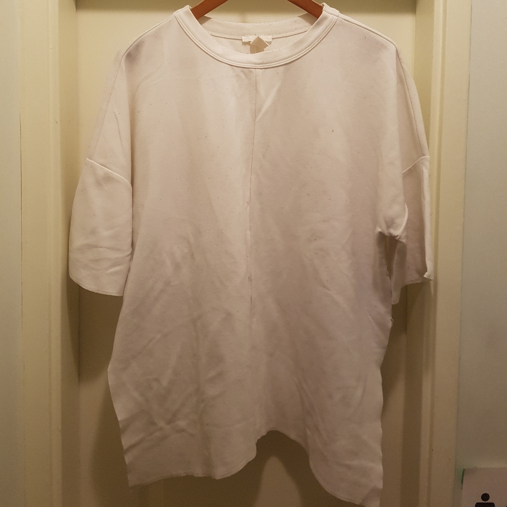 H&M White Sweatshirt